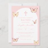 Bautizo Invitación de Mariposas Uitnodiging voor d