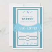 Bautizo Invitacion niño Kaart (Voorkant)