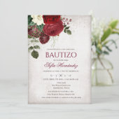 Bautizo Invitacione de Bautizo Uitnodiging tot Doo (Staand voorkant)