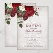 Bautizo Invitacione de Bautizo Uitnodiging tot Doo (Voorkant / Achterkant)