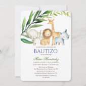 Bautizo Invitacione de Bautizo Uitnodiging tot Doo (Voorkant)