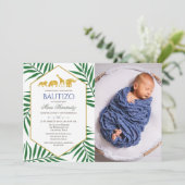 Bautizo Invitacione de Bautizo Uitnodiging tot Doo (Staand voorkant)