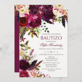 Bautizo Invitacione de Bautizo Uitnodiging tot Doo (Voorkant / Achterkant)