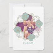 Bautizo Invitation, Unisex en Español Kaart (Achterkant)