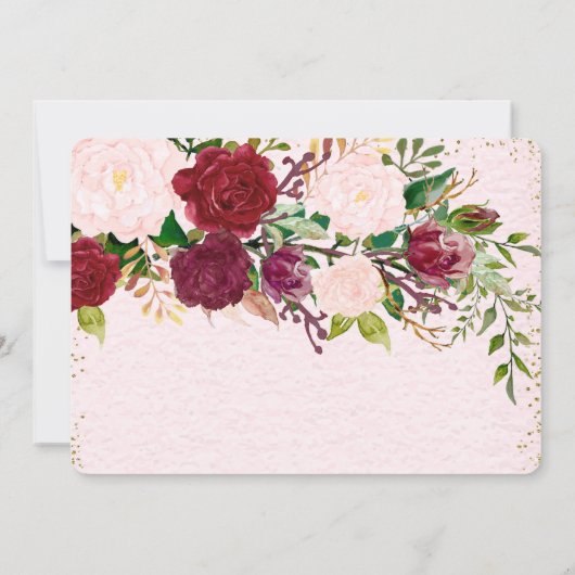 Bautizo Niña Invitacione de bautizo Niña Doop Kaart (Achterkant)