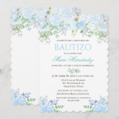 Bautizo Niño Invitacione De bautizo Niño Baptisme Kaart (Voorkant / Achterkant)