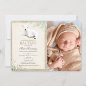 Bautizo Niño Invitacione De bautizo Niño Baptisme Kaart (Voorkant)