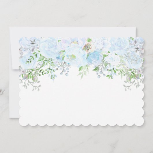 Bautizo Niño Invitacione De bautizo Niño Baptisme Kaart (Achterkant)