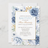 Bautizo Niño Invitacione De bautizo Niño Baptisme Kaart (Voorkant)