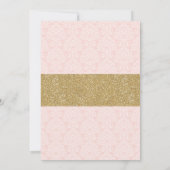 Bautizo Spain Baptism Pink Gold Dove Kaart (Achterkant)