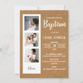 Bautizo Uitnodiging Baby Jongen of Meisje Fotodoop (Voorkant)