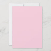 Bautizo Uitnodiging Doop Japans Roze Bloemen (Achterkant)