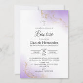 Bautizo Uitnodiging Katholieke doop doopsel (Voorkant)