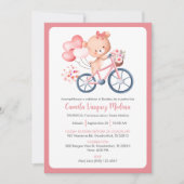 Bautizo Uitnodiging voor Meisjes Vrolijke Doop (Voorkant)