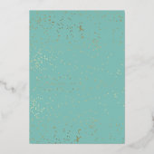 Bautizo Virgen de Guadalupe Baptism Moeder Mary Fo Folie Uitnodiging (Achterkant)