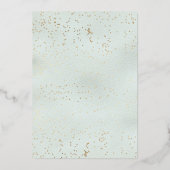 Bautizo Virgen de Guadalupe Baptism Moeder Mary Folie Uitnodiging (Achterkant)