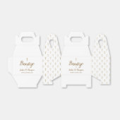 Bautizo Wit Goud Kruis Aangepaste Spaanse doop Bedankdoosjes (Uitgevouwen)