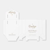 Bautizo Wit Goud Kruis Aangepaste Spaanse doop Bedankdoosjes (Uitgevouwen)