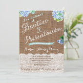 Bautizo y presentación, Bautismo, niño Kaart (Staand voorkant)