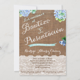 Bautizo y presentación, Bautismo, niño Kaart