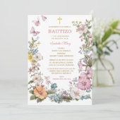 Bautizo Y Primer Añito de nuestro hija Kaart (Staand voorkant)