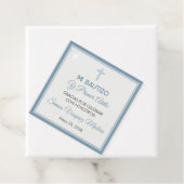 Bautizo y Primer Añito Doop en Eerste Verjaardag Bedankjes Labels (In situ)