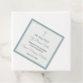 Bautizo y Primer Añito Doop en Eerste Verjaardag Bedankjes Labels (In situ)