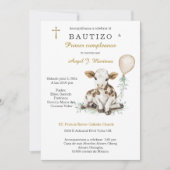 Bautizo y Primer Cumpleaños Niño Kaart (Voorkant)