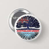 Bavaria Bavarian Australian Australia Tree Roots Ronde Button 5,7 Cm (Voorkant /achterkant)