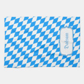 Bavaria blauw voor keuken theedoek (Horizontaal)
