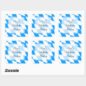 Bavaria blauw witte klassieke sticker (Vel)