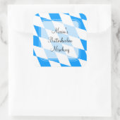 Bavaria blauw witte klassieke sticker (Tas)