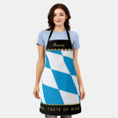 Bavaria Chefs Schort, Beierse Vlag Schort (Gedragen)