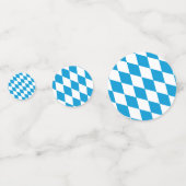 Bavaria Confetti, feest, Beierse Vlag Confetti (Achterkanten)