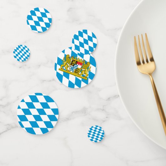 Bavaria Confetti, feest, Beierse Vlag Confetti (Groep)