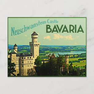 Bavaria Duitsland Neuschwanstein Castle Briefkaart