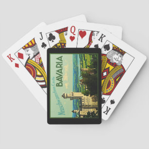 Bavaria Duitsland Neuschwanstein Castle Pokerkaarten