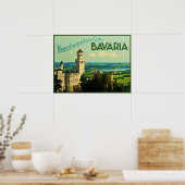 Bavaria Duitsland Neuschwanstein Castle Poster (Keuken)