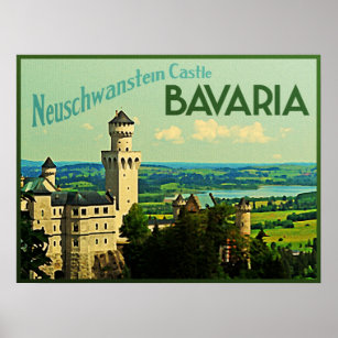 Bavaria Duitsland Neuschwanstein Castle Poster