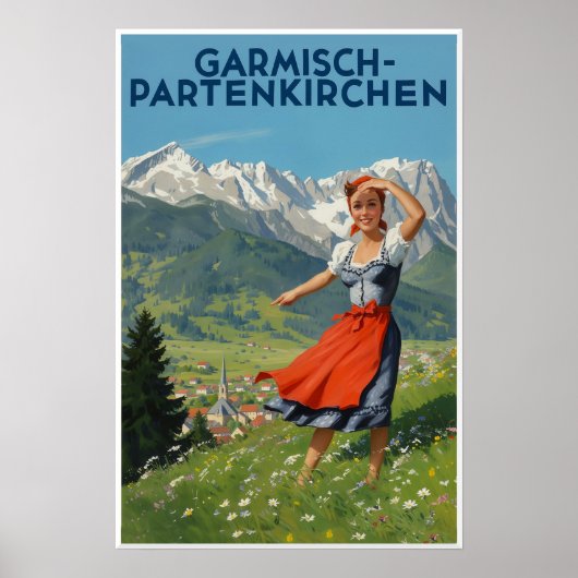 Bavaria, Duitsland poster (Voorkant)