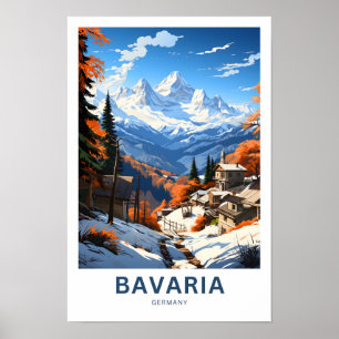 Bavaria Duitsland Reisprint Poster