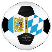 Bavaria Gepersonaliseerd, Vlag, Foto Voetbal (Gedraaid)