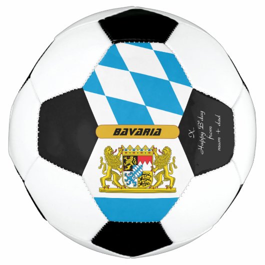 Bavaria Gepersonaliseerd, Vlag, Foto Voetbal (Voorkant)