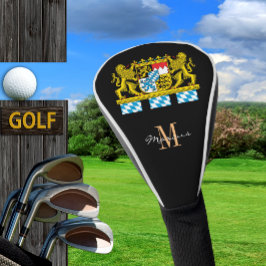 Bavaria Golf Hoesjes, Monogram, Naam, Beierse Vlag Golfheadcover