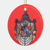Bavaria* kerstversiering keramisch ornament (Links)