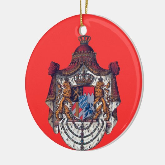 Bavaria* kerstversiering keramisch ornament (Links)