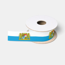 Bavaria lint, embleem & Beierse vlag kleuren Satijnen Lint