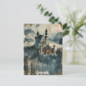 Bavaria Neuschwanstein Castle Travel Briefkaart (Staand voorkant)