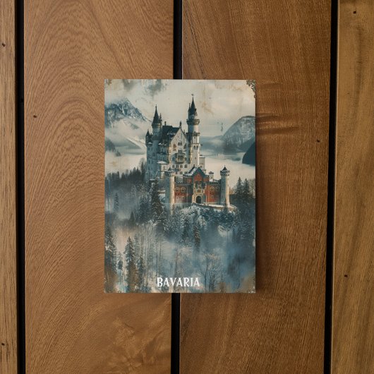 Bavaria Neuschwanstein Castle Travel Briefkaart