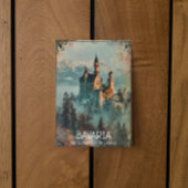 Bavaria Neuschwanstein Castle Vintage Briefkaart